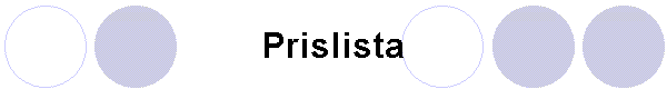 Prislista